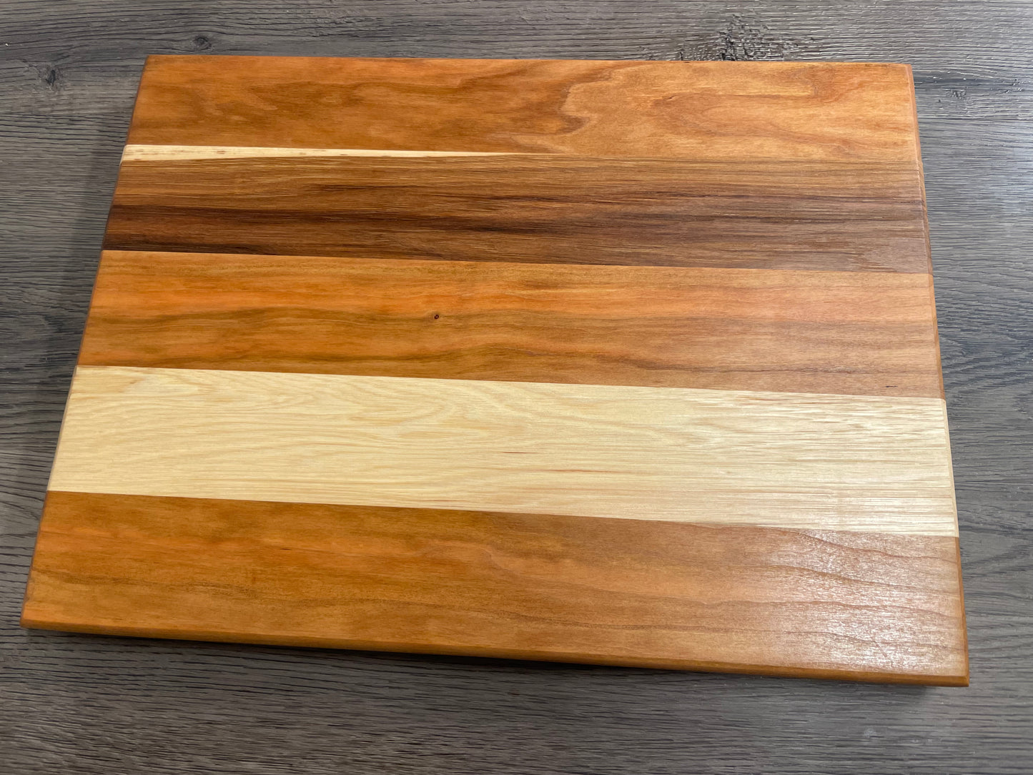Cherry & Hickory Cutting Board