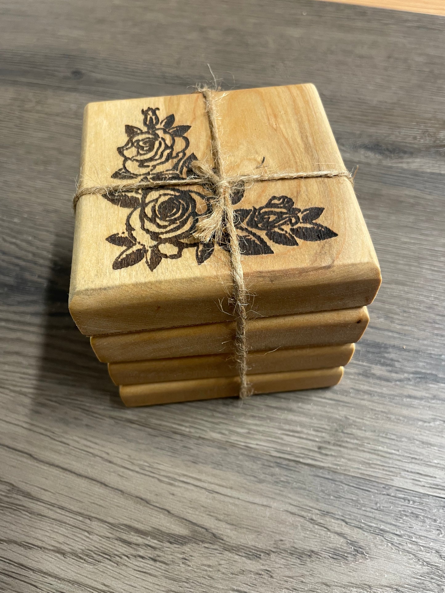 Rose Coaster Set
