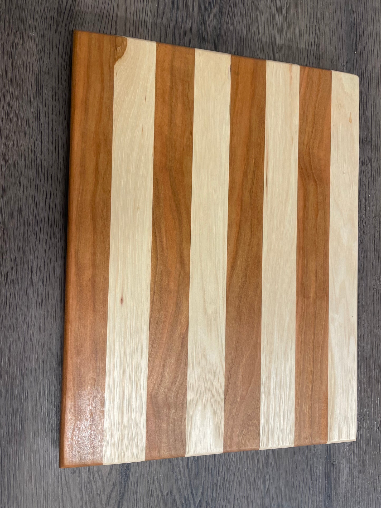 Cherry & Hickory Cutting Board