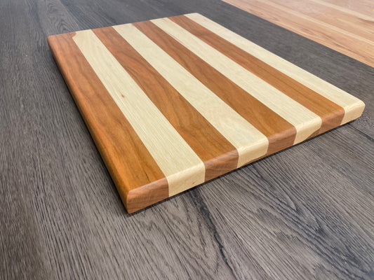 Cherry & Hickory Cutting Board